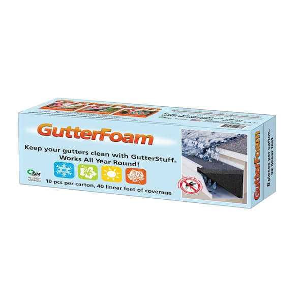GutterBrush Simple Gutter Guard 5IN-6FT - Zenithce