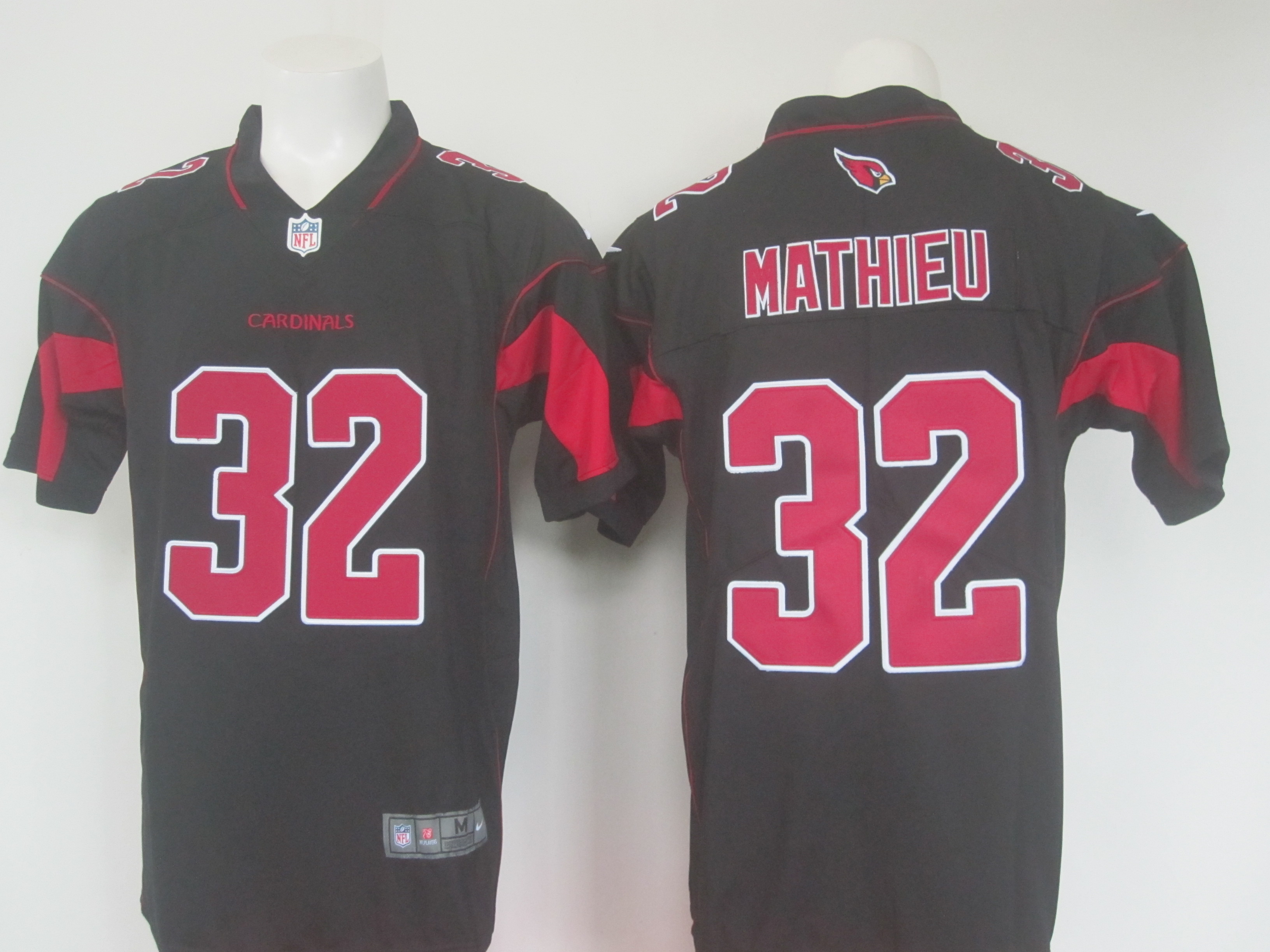 Arizona Cardinals #32 Tyrann Mathieu Black Limited Rush Stitched Nike Jersey - Zenithce