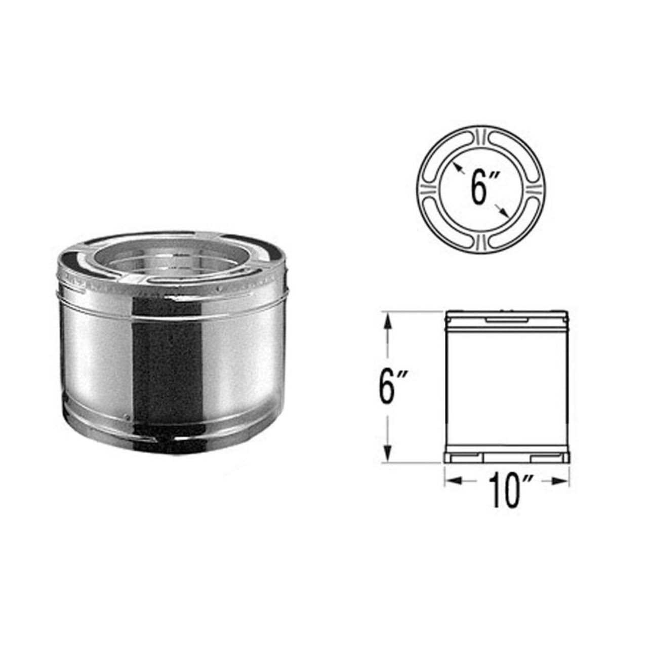 DuraVent DuraPlus 12/12 Pitch Roof Flashing - Zenithce
