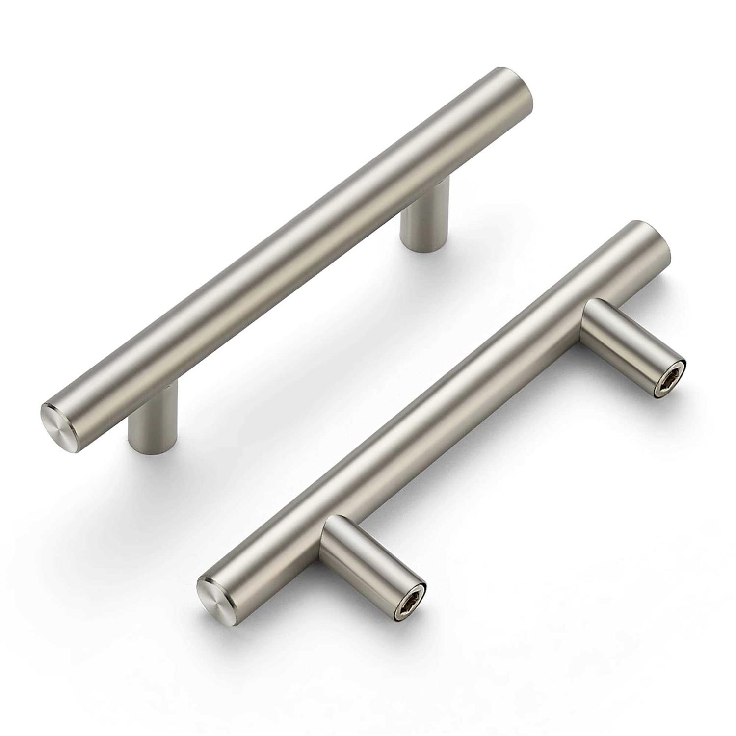 Ravinte 30 Pack 5 Inch Kitchen Square Cabinet Handles Matte Black Cabinet Pulls - Zenithce