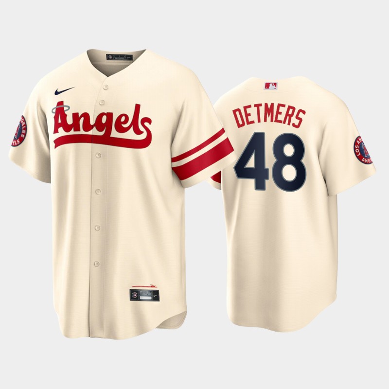 Los Angeles Angels #48 Reid Detmers 2022 Cream City Connect Cool Base Stitched Jersey - Zenithce