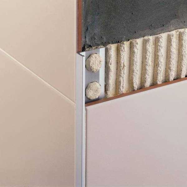 EMAC Novosuelo 98-1/2 in. Aluminum Tile Edging Trim - Zenithce
