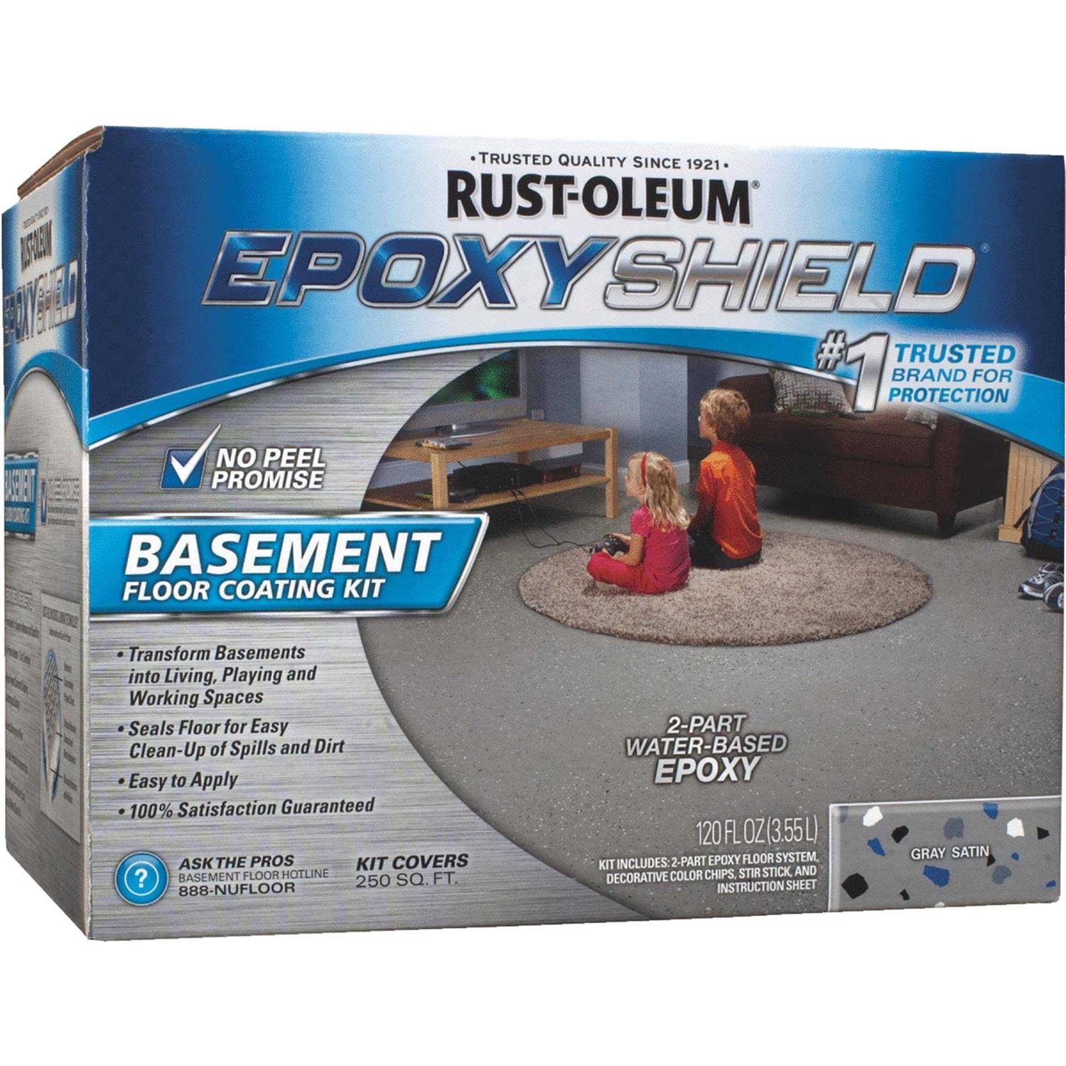Rust-Oleum EpoxyShield 2-part Tan Gloss Concrete and Garage Floor Paint Kit (Kit) | 317239 - Zenithce