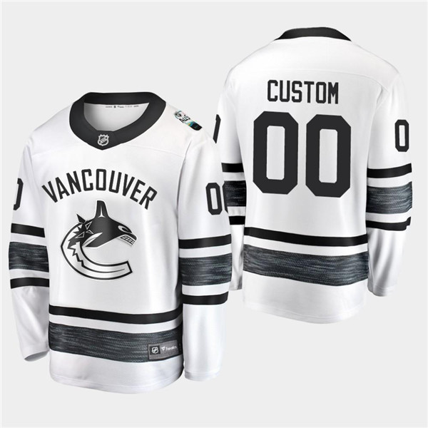 Adidas Vancouver Canucks Custom 2019 NHL All Star White Stitched Jersey - Zenithce