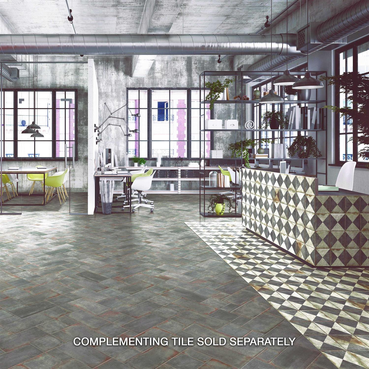Merola Tile D’Anticatto Decor Florence 8-3/4 in. x 8-3/4 in. Porcelain Floor and Wall Tile - Zenithce