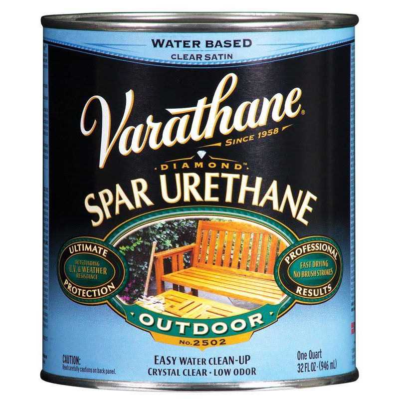 Varathane Satin Clear Exterior Spar Urethane - Zenithce
