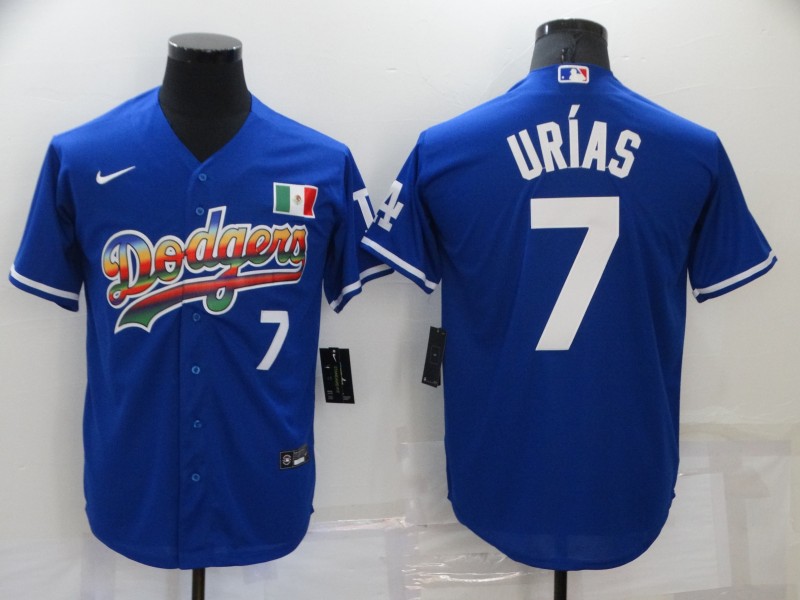 Los Angeles Dodgers #7 Julio Urias Royal Stitched Baseball Jersey - Zenithce