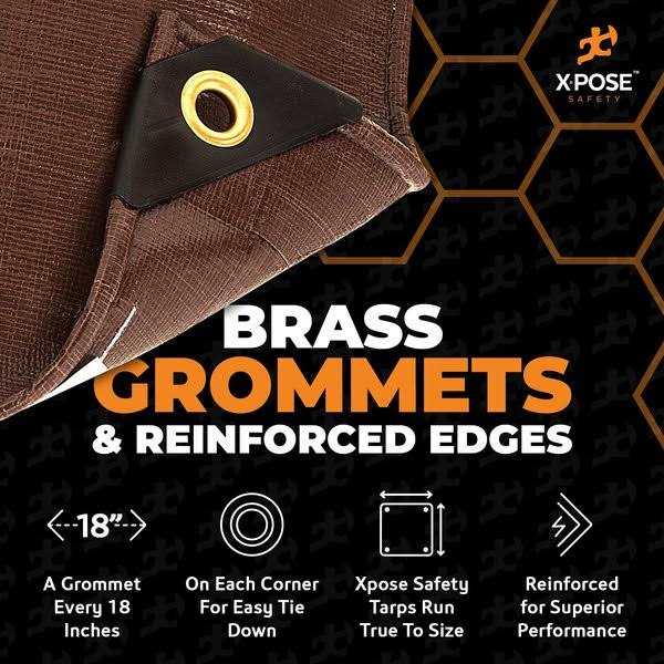 Xpose Safety Poly Tarp Multipurpose Protective Cover - Zenithce