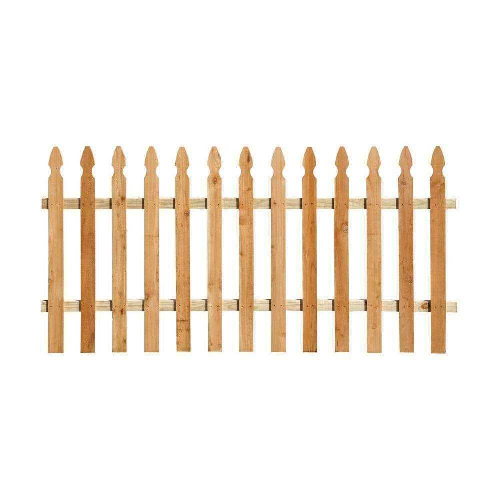 Outdoor Essentials 3-1/2 ft. Cedar French Gothic Fence Picket - Zenithce