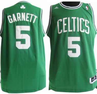 Boston Celtics #5 Kevin Garnett Revolution 30 Swingman Green Jersey - Zenithce