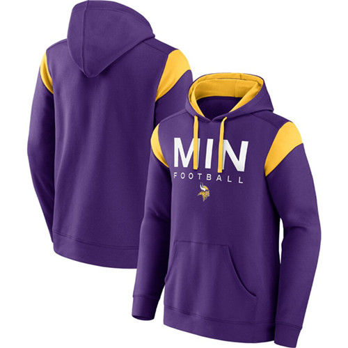 Minnesota Vikings Purple Call The Shot Pullover Hoodie - Zenithce