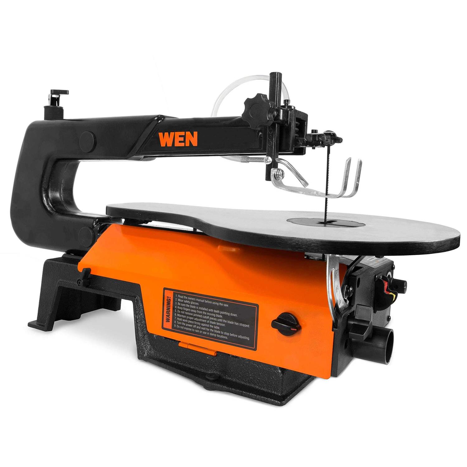 WEN 16 in. Variable Speed Scroll Saw with Easy-Access Blade Changes and Work Light - Zenithce