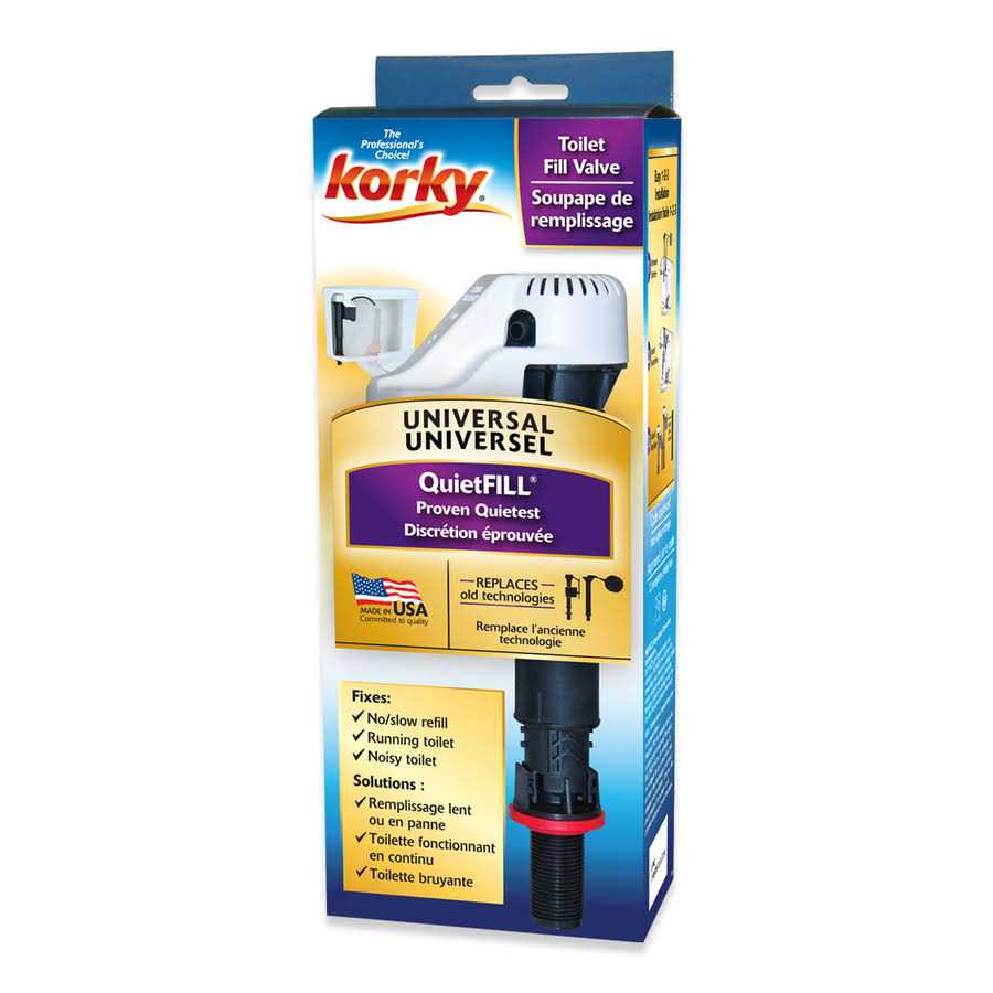 Korky QuietFill Toilet Fill Valve - Zenithce
