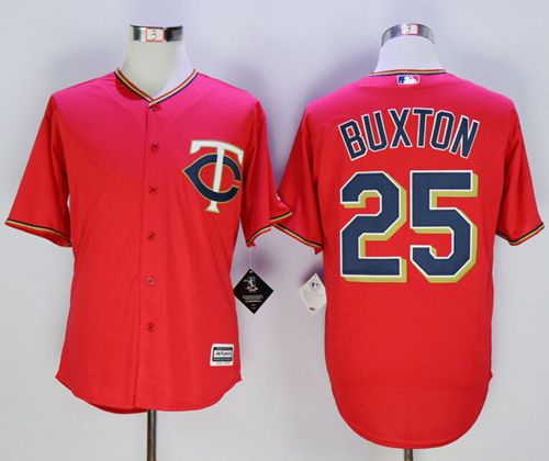 Twins #25 Byron Buxton Red New Cool Base Stitched Jersey - Zenithce