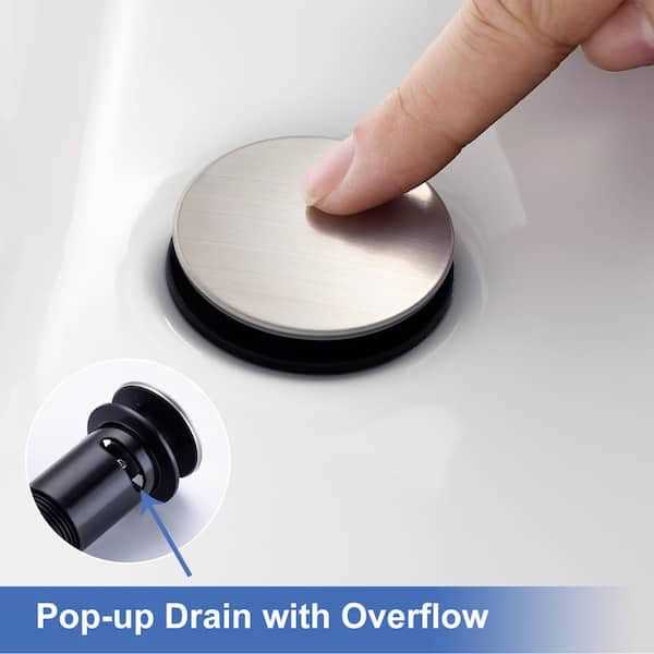 Rainlex Waterfall 8 in. Widespread Double handle Bathroom Faucet with Drain Assembly RX83005H - Zenithce