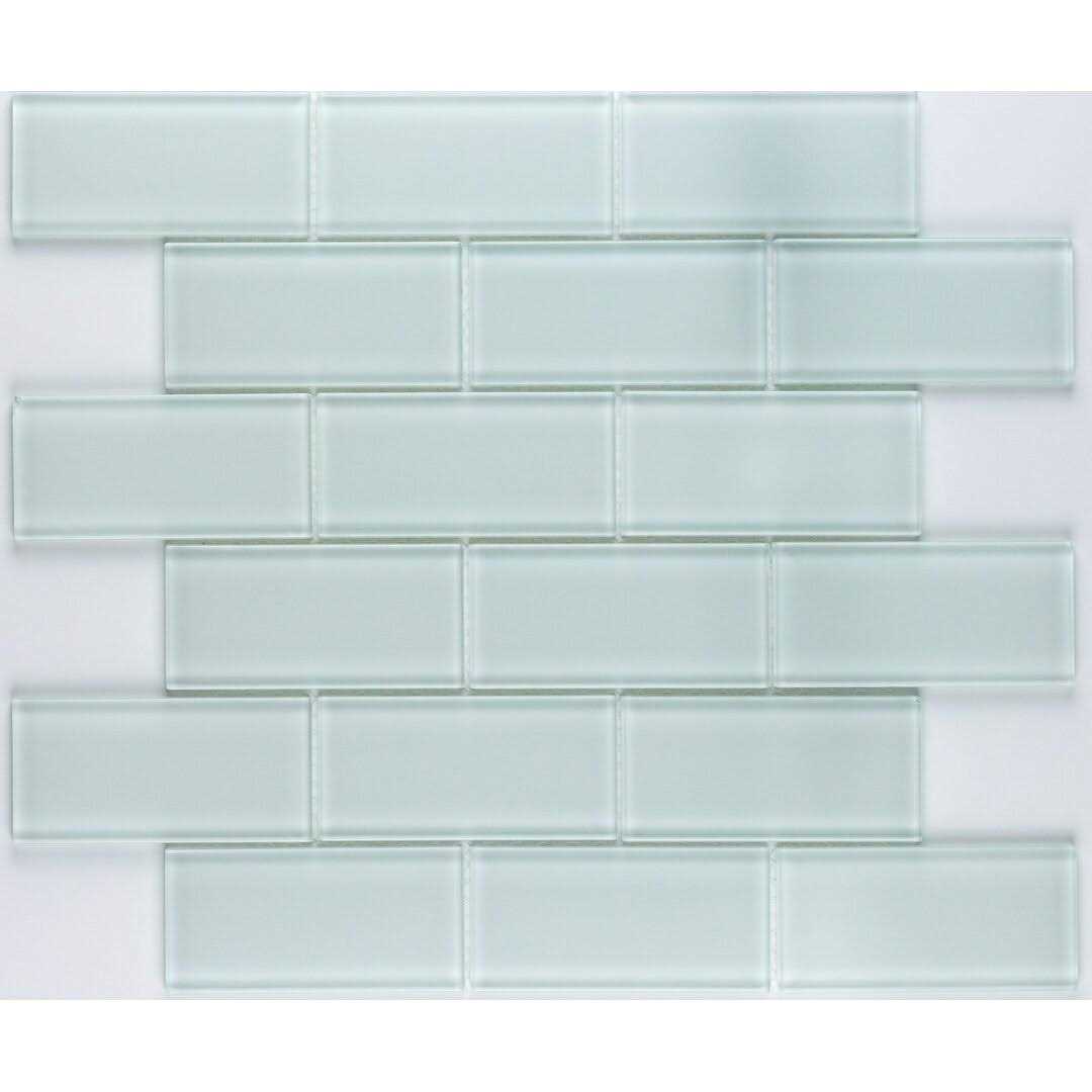 Torch Song 2 x 4 Glass Brick Joint Mosaic Wall Tile PIXL - Zenithce