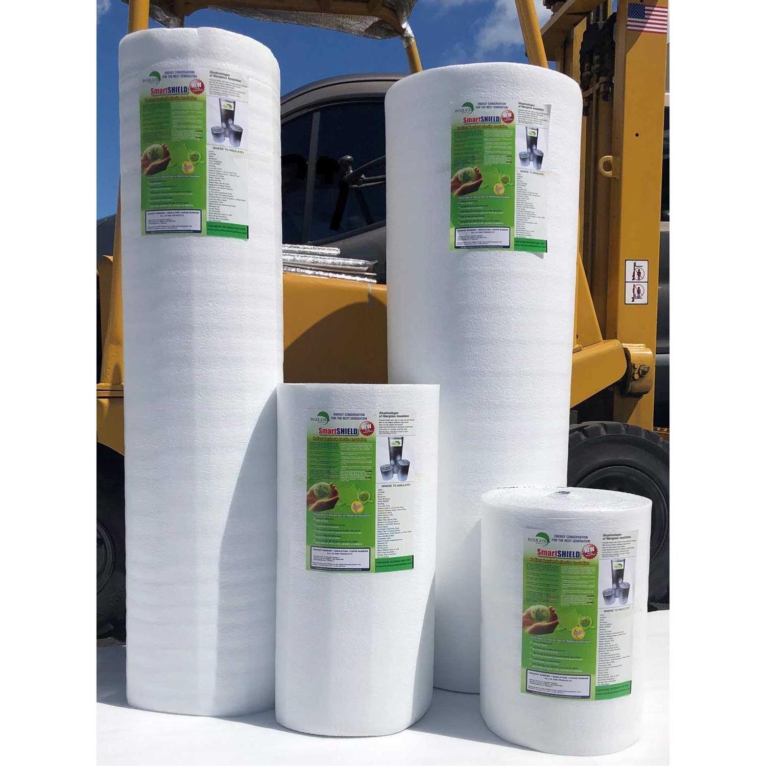 INSULATION MARKETPLACE Smartshield -5mm Reflective Foam Core Insulation roll, Cold and Heat Shield - Zenithce