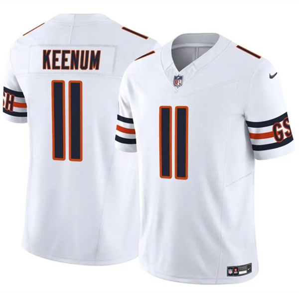 Chicago Bears #11 Case Keenum White 2025 F.U.S.E. Vapor Untouchable Limited Football Stitched Jersey - Zenithce