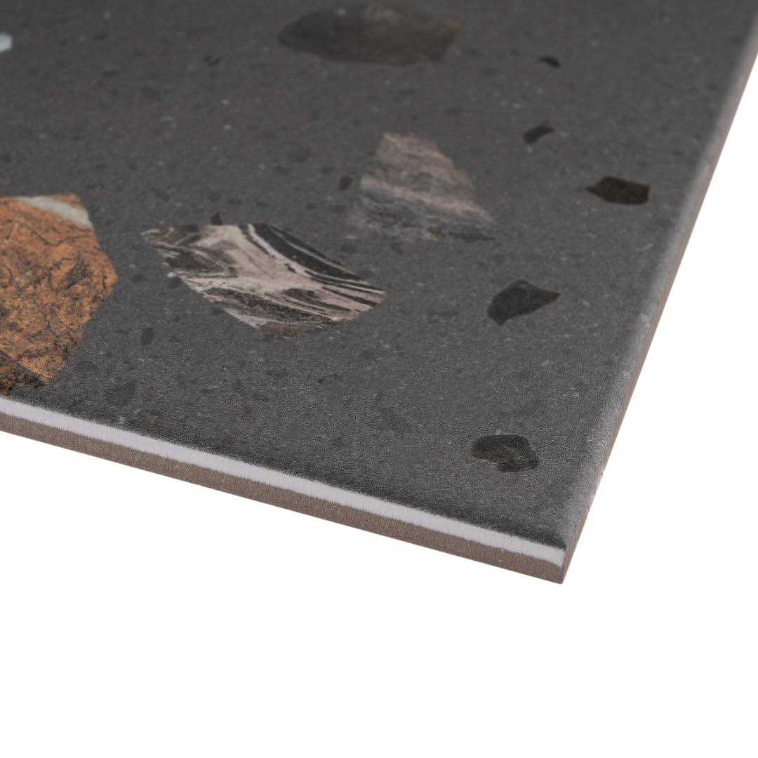 MOLOVO Terrazo 8.03 in. x 8.03 in. Matte Porcelain Floor and Wall Tile - Zenithce