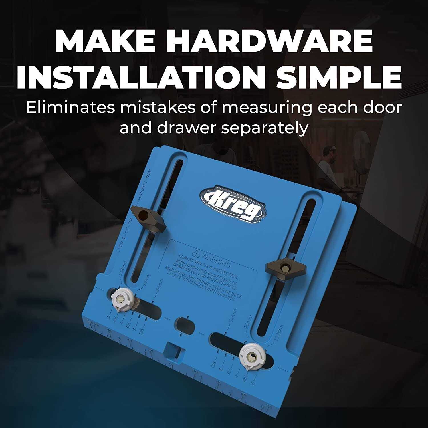 Kreg Cabinet Door Mounting Jig KHI-CDIJ - Zenithce