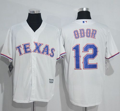 Rangers #12 Rougned Odor White New Cool Base Stitched Jersey - Zenithce