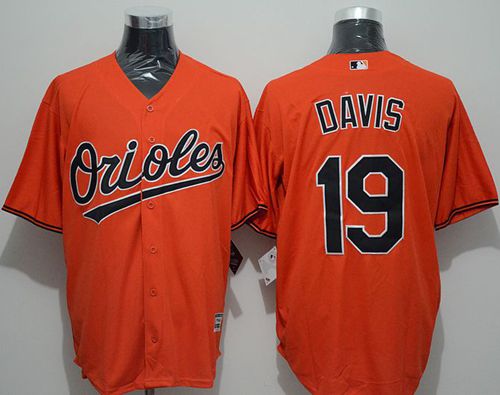 Orioles #19 Chris Davis Orange New Cool Base Stitched Jersey - Zenithce