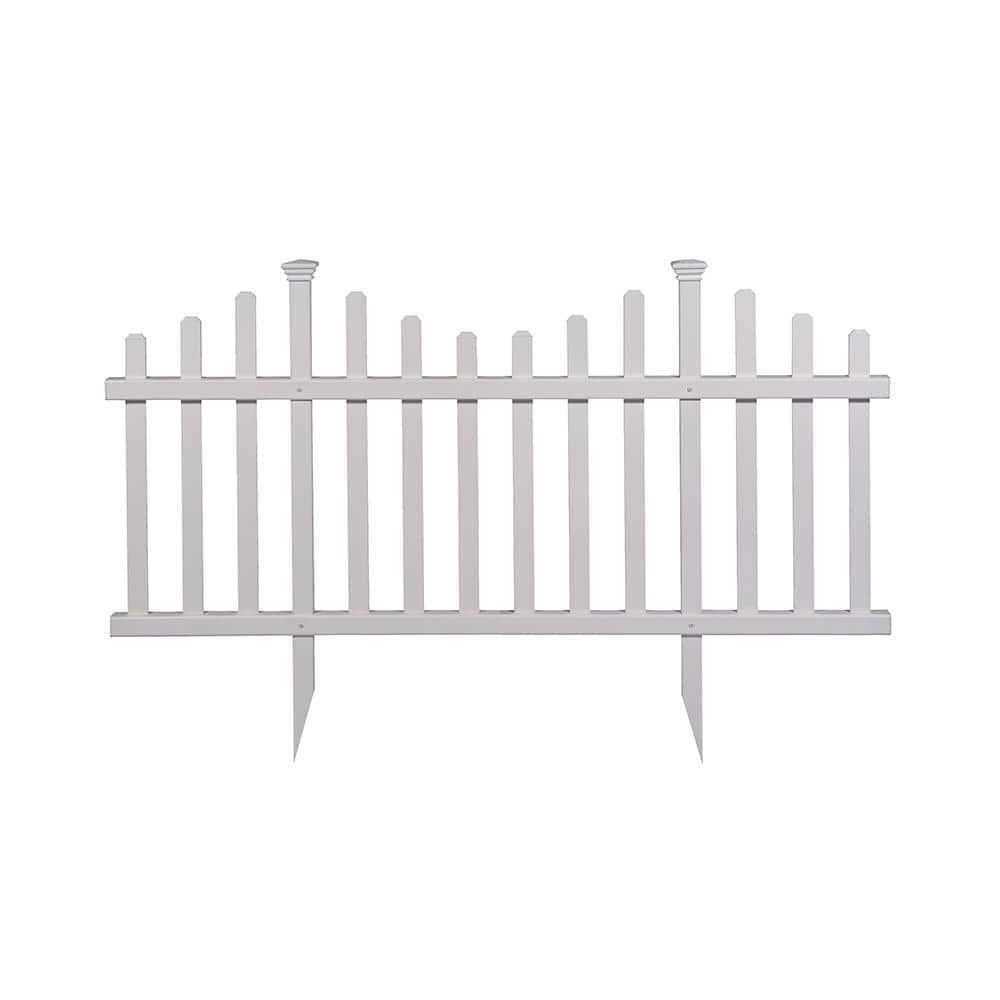 Zippity Outdoor Products WF29001 Dig Garden Metal Fence - Zenithce