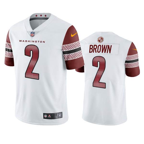 Washington Commanders #2 Dyami Brown White Vapor Untouchable Stitched Football Jersey - Zenithce