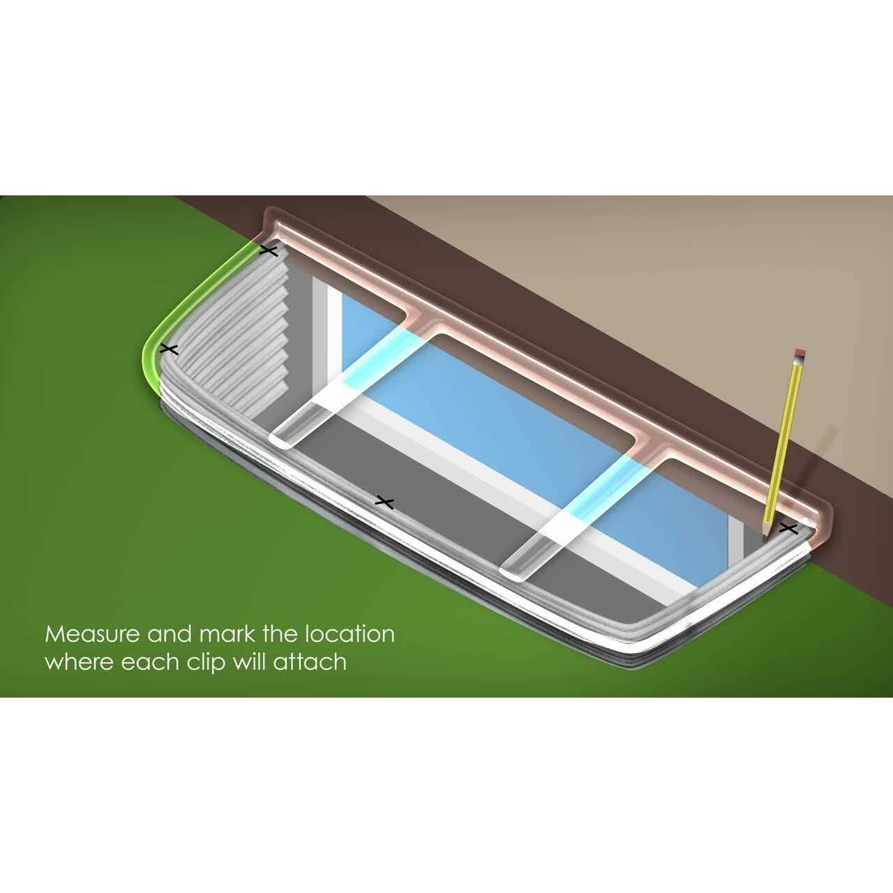 Shape Products 53 in. W x 38 in. D x 16 in. H Premium Square Dome Window Well Cover - Zenithce