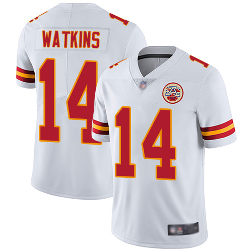 Kansas City Chiefs #14 Sammy Watkins White Vapor Untouchable Limited Stitched Jersey - Zenithce