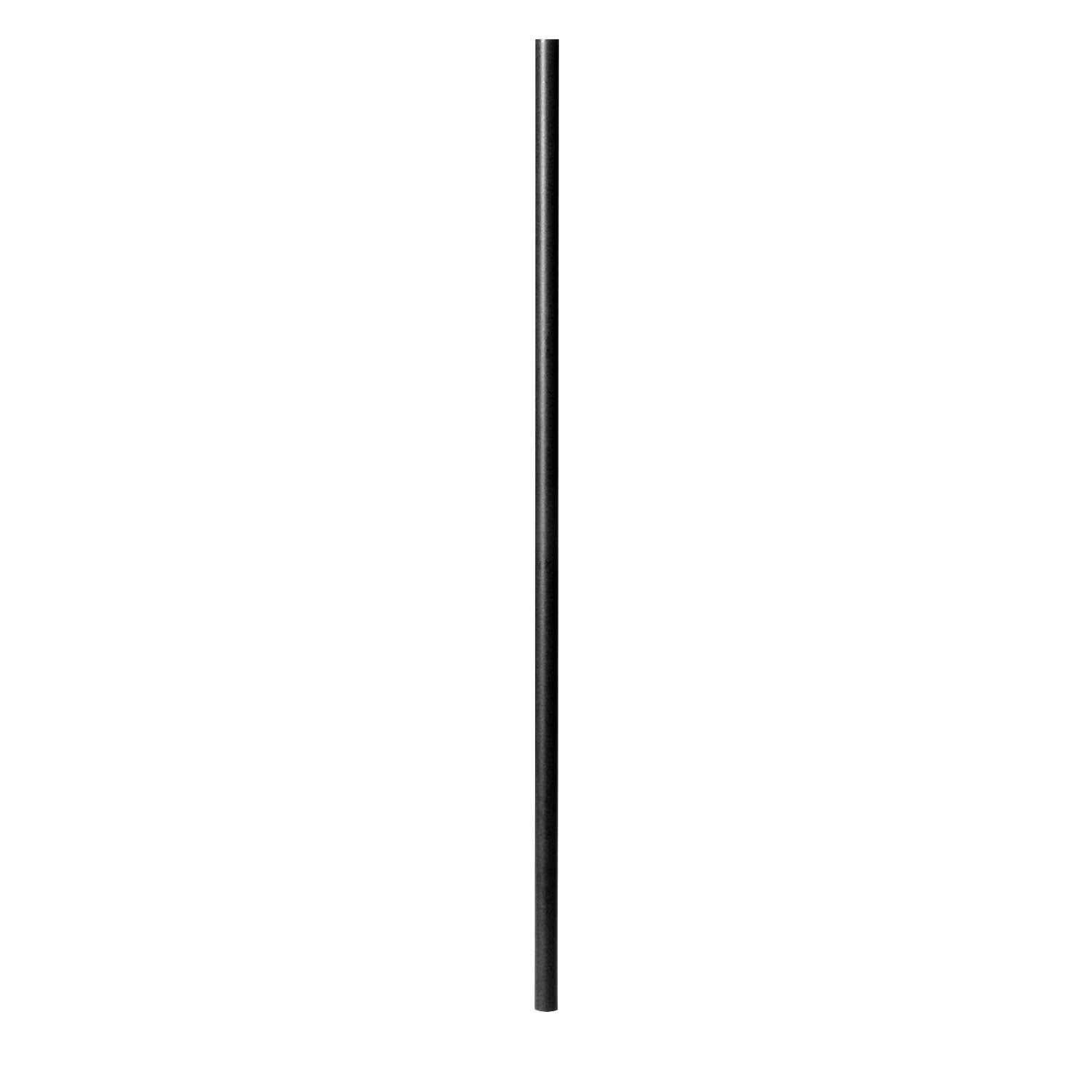 Deckorators 3/4-in x 26-in Black Aluminum Round Deck Baluster 81652 - Zenithce
