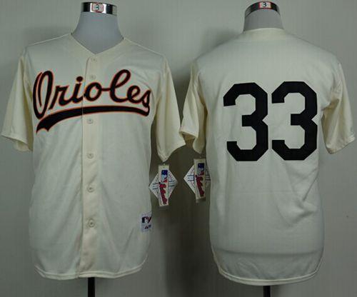 Orioles #33 Eddie Murray Cream 1954 Turn Back The Clock Stitched Jersey - Zenithce