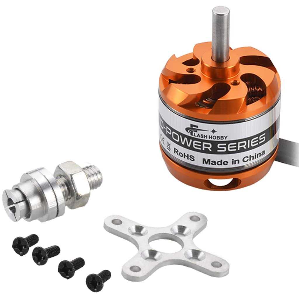 FLASH HOBBY D2830 brushless motor 1000kv outrunner motor rc plane motor for rc aircraft heli - Zenithce