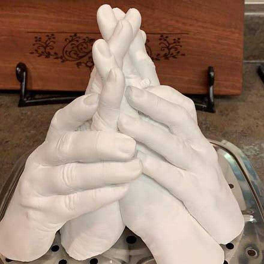 Luna Bean Keepsake Hands Casting Kit Family Hand Molding Clasped Group Hand Sculpture Kit & Molding Kit - Zenithce