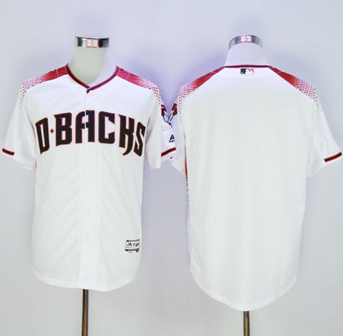 Diamondbacks Blank White Brick New Cool Base Stitched Jersey - Zenithce