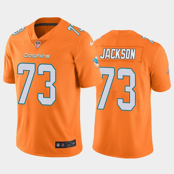 Miami Dolphins #73 Austin Jackson 2020 Orange Color Rush Limited Stitched Jersey - Zenithce