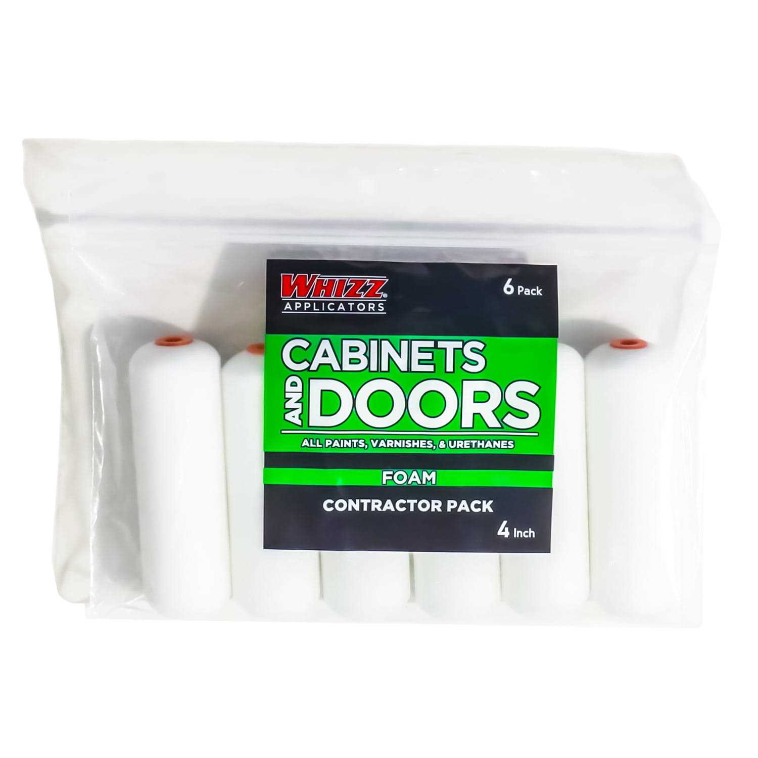Whizz 25002 Premium Black Foam Concave Roller - Zenithce
