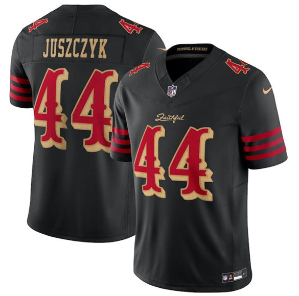 San Francisco 49ers #44 Kyle Juszczyk Black 2025 F.U.S.E. “Rivalries” Vapor Limited Stitched Jersey - Zenithce