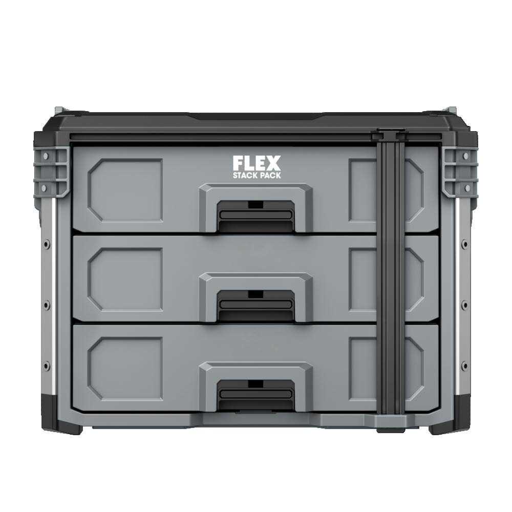 Flex Stack Pack 3 in 1 Tool Box Kit, 22-1/16L x 19-5/16W x 35-1/8H - Zenithce