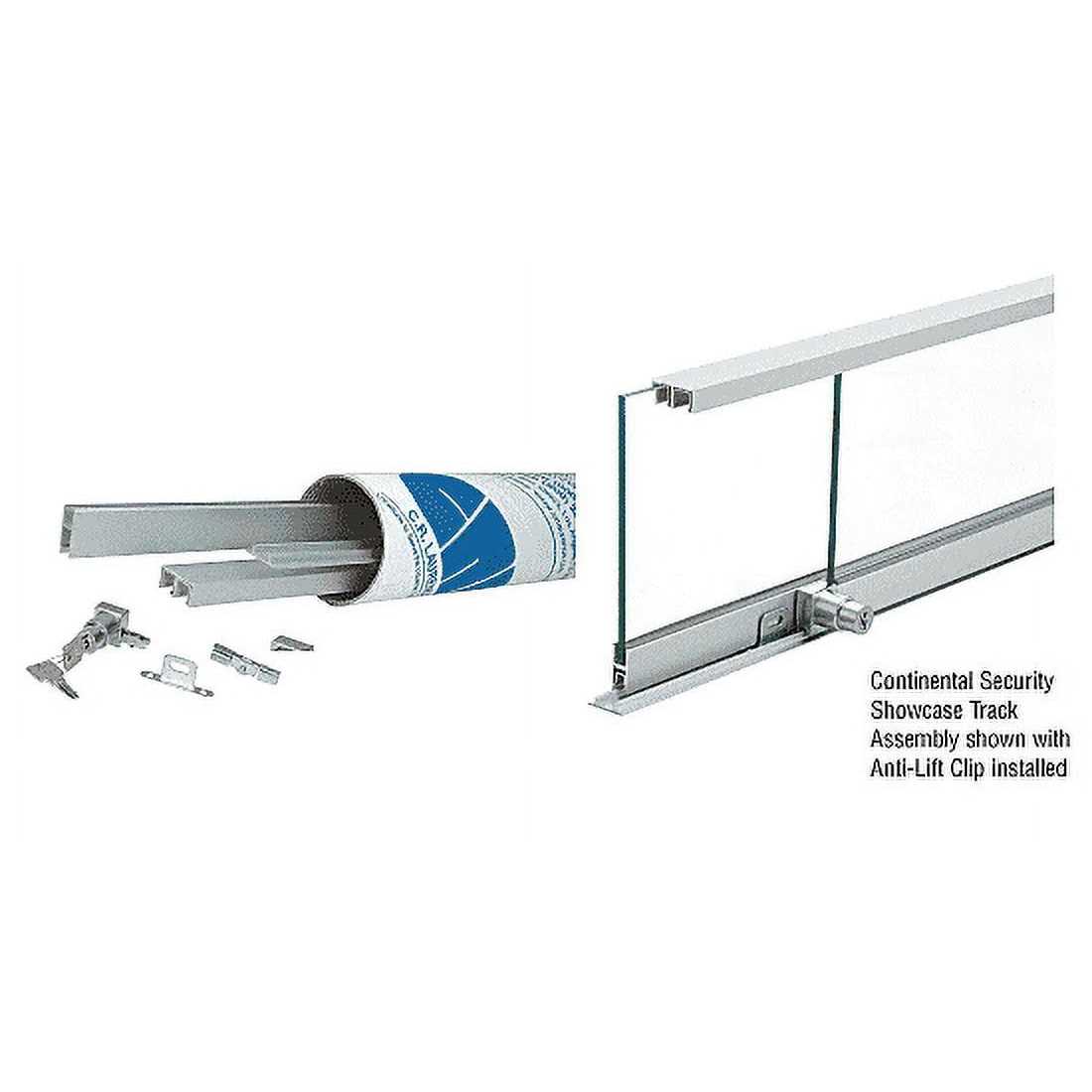 CRL Multi-Purpose Polycarbonate Angle Jamb for 1/4 to 1/2 Glass - Zenithce