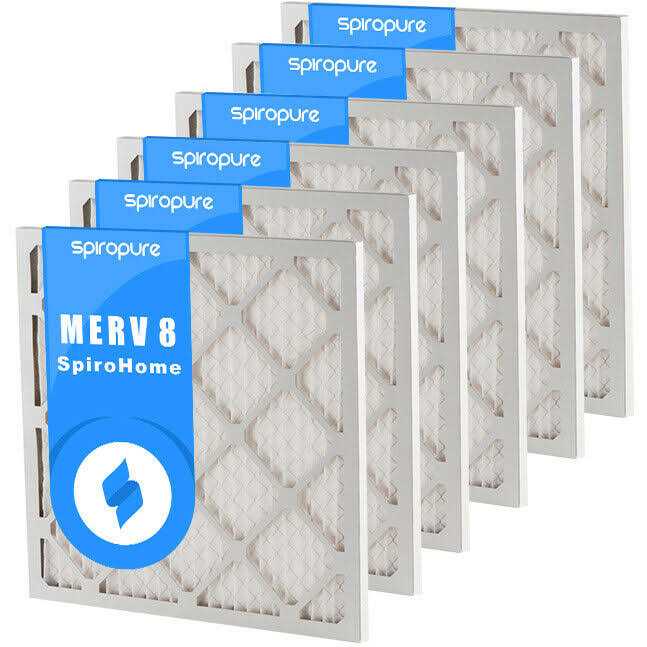 SpiroPure MERV 8 Pleated Air Filters - Zenithce