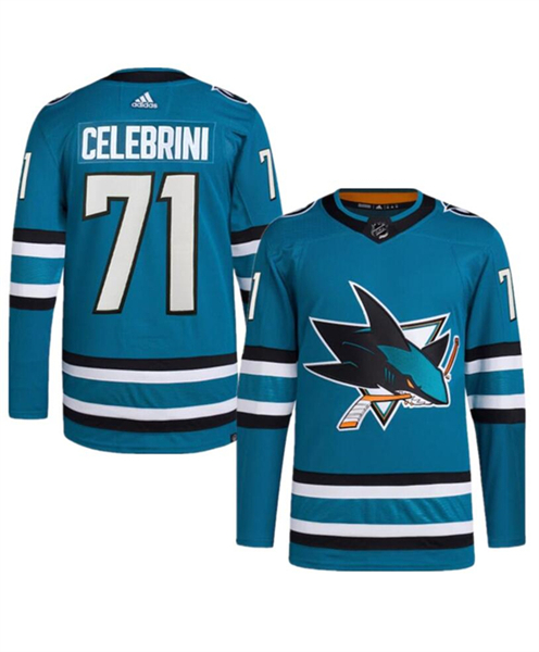 San Jose Sharks #71 Macklin Celebrini Teal 2024 Draft Stitched Jersey - Zenithce