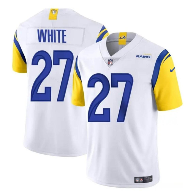 Los Angeles Rams #27 Tre'Davious White White Vapor Untouchable Stitched Jersey - Zenithce