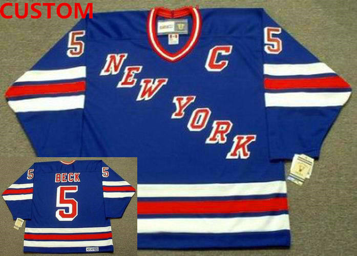 York Rangers custom CCM Vintage Away NHL Jersey - Zenithce