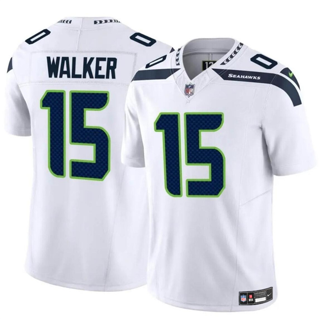 Seattle Seahawks #15 P.J. Walker White 2024 F.U.S.E Vapor Limited Stitched Jersey - Zenithce