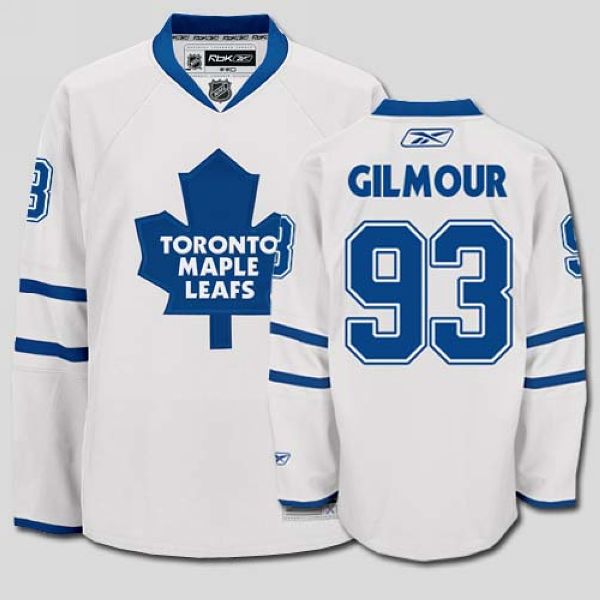 Maple Leafs #93 Doug Gilmour Stitched White Jersey - Zenithce