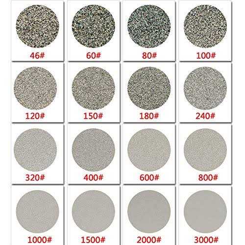JINGLING 4 inch 100mm Diamond Flat Lap Disc Coated Grinding Disk Grit - Zenithce