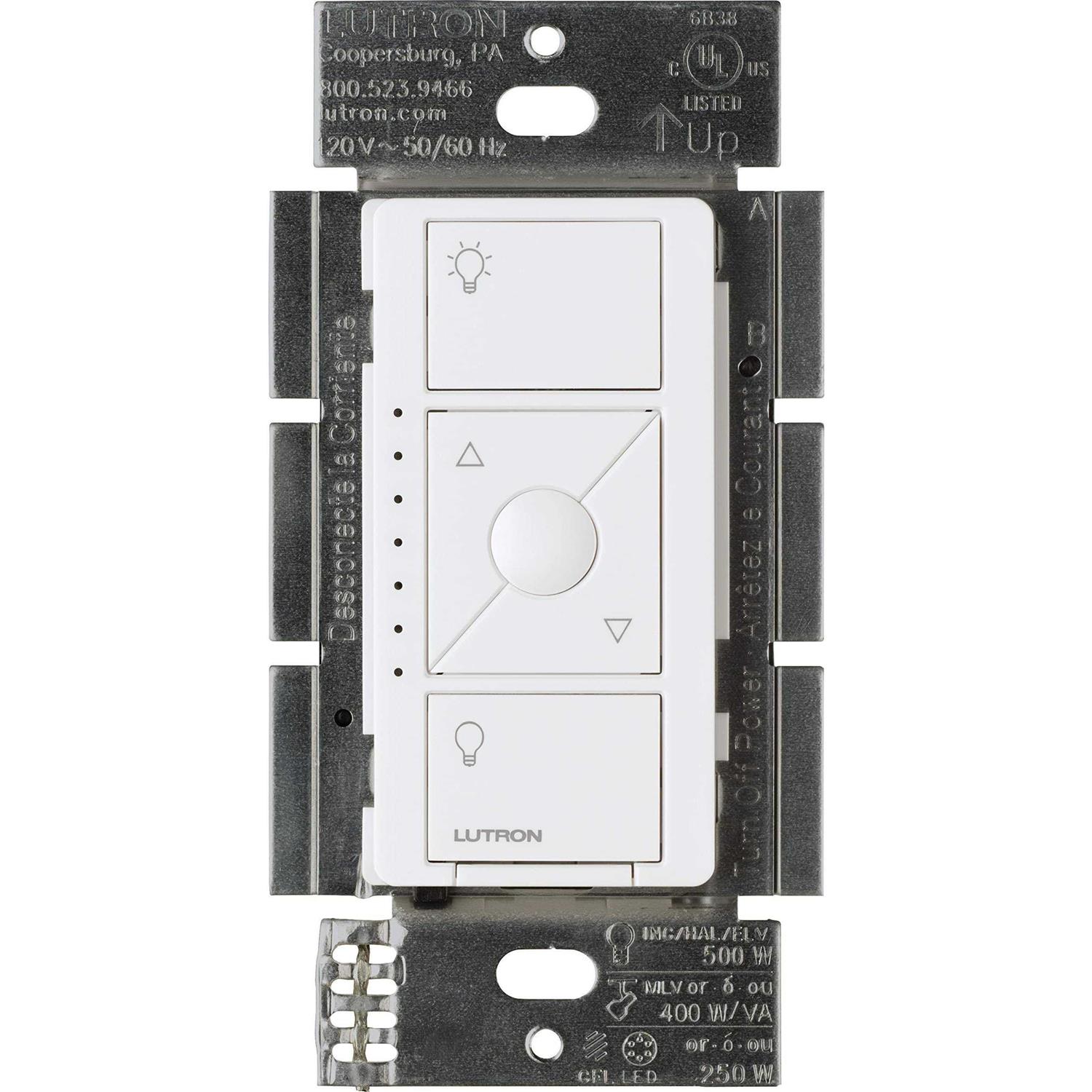 Lutron PD-10NXD-WH Caseta Wireless In-Wall Dimmer PRO - Zenithce