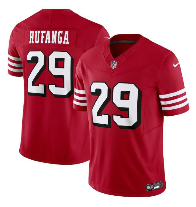 San Francisco 49ers #29 Talanoa Hufanga New Red 2023 F.U.S.E. Stitched Jersey - Zenithce