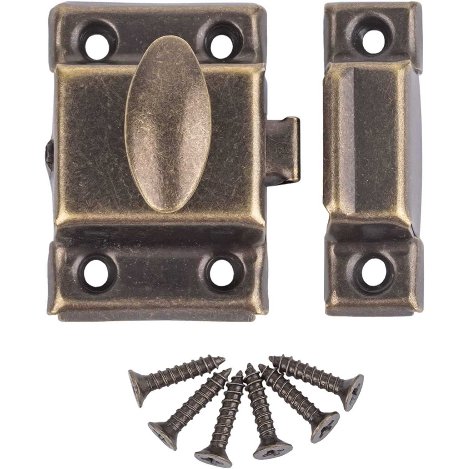 UNIQANTIQ HARDWARE SUPPLY Antique Brass Hollow Barrel Skeleton Key for Cabinet Doors - Zenithce